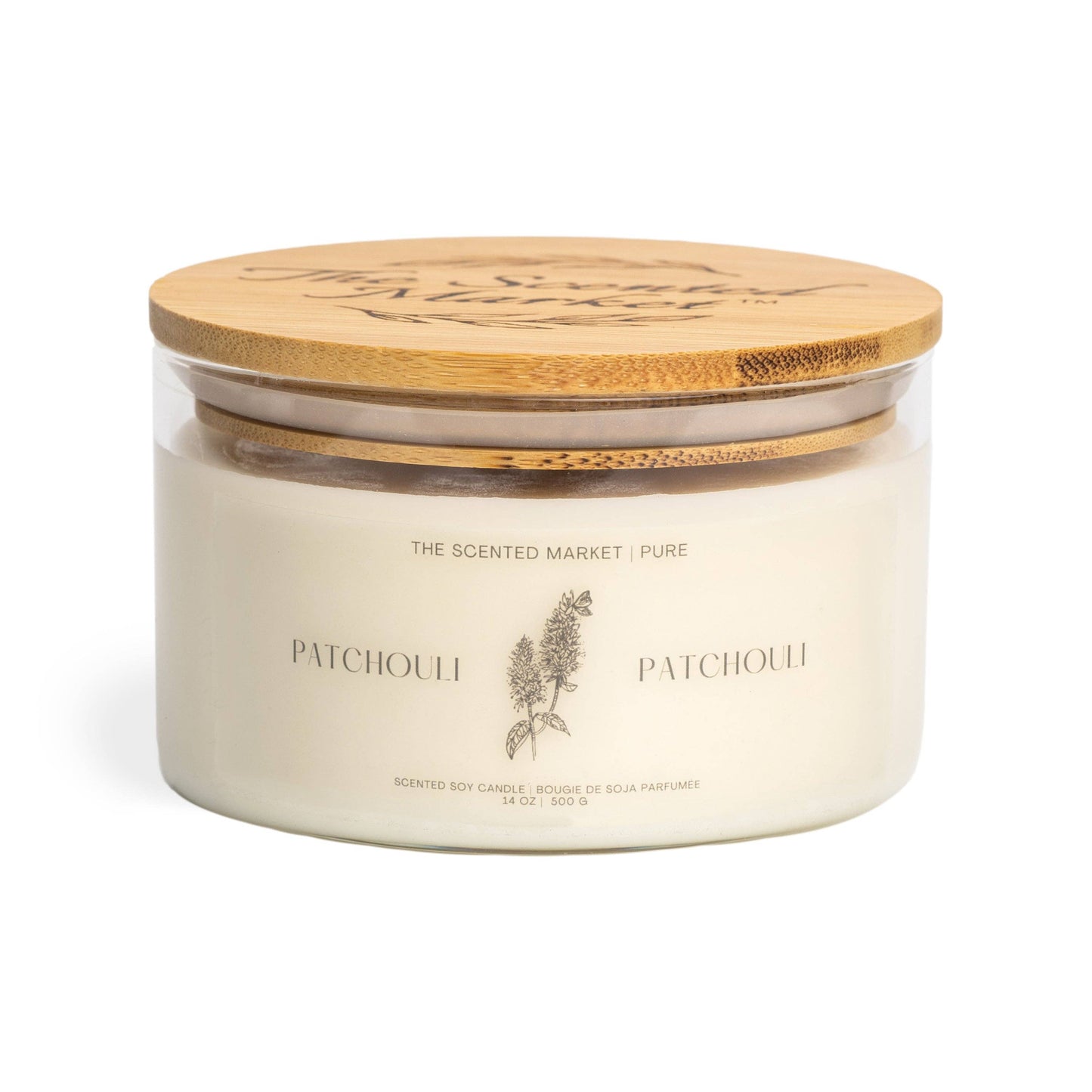 CANDLE (SOY WAX), PATCHOULI 14oz