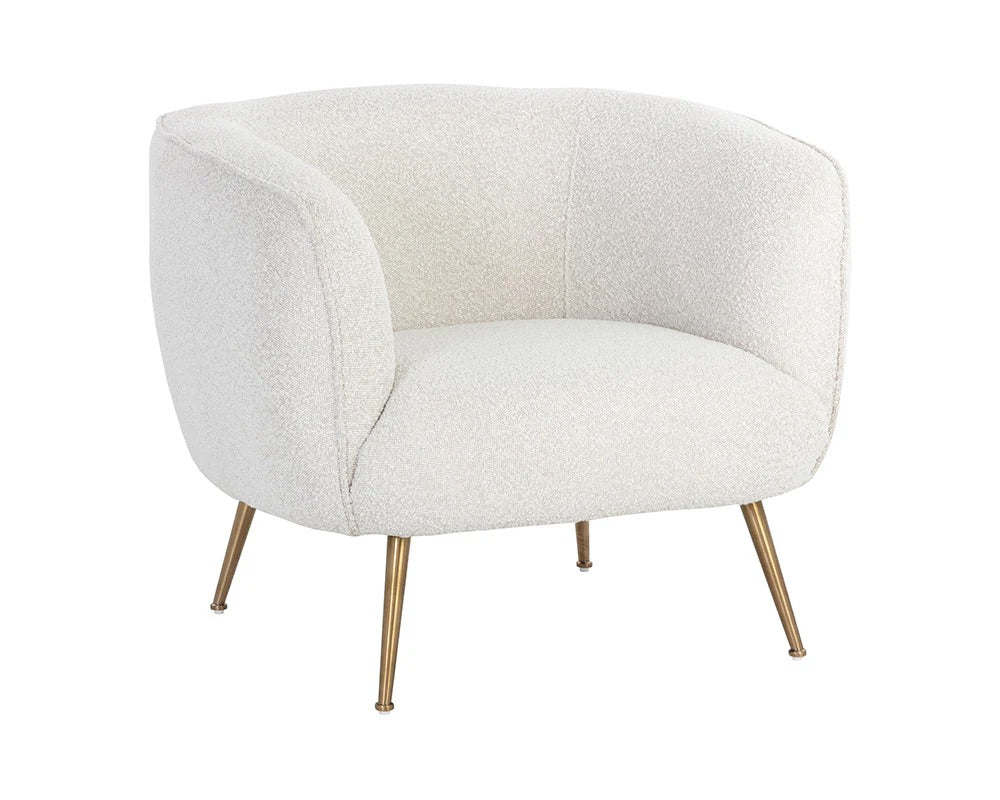 LOUNGE CHAIR AMELIA - COPENHAGEN WHITE