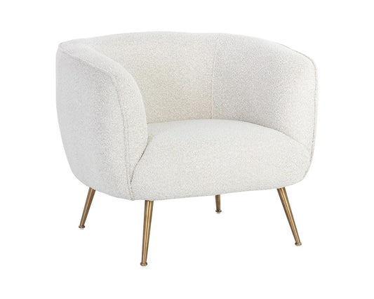 LOUNGE CHAIR AMELIA - COPENHAGEN WHITE