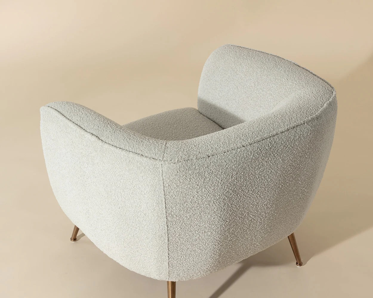 LOUNGE CHAIR AMELIA - COPENHAGEN WHITE