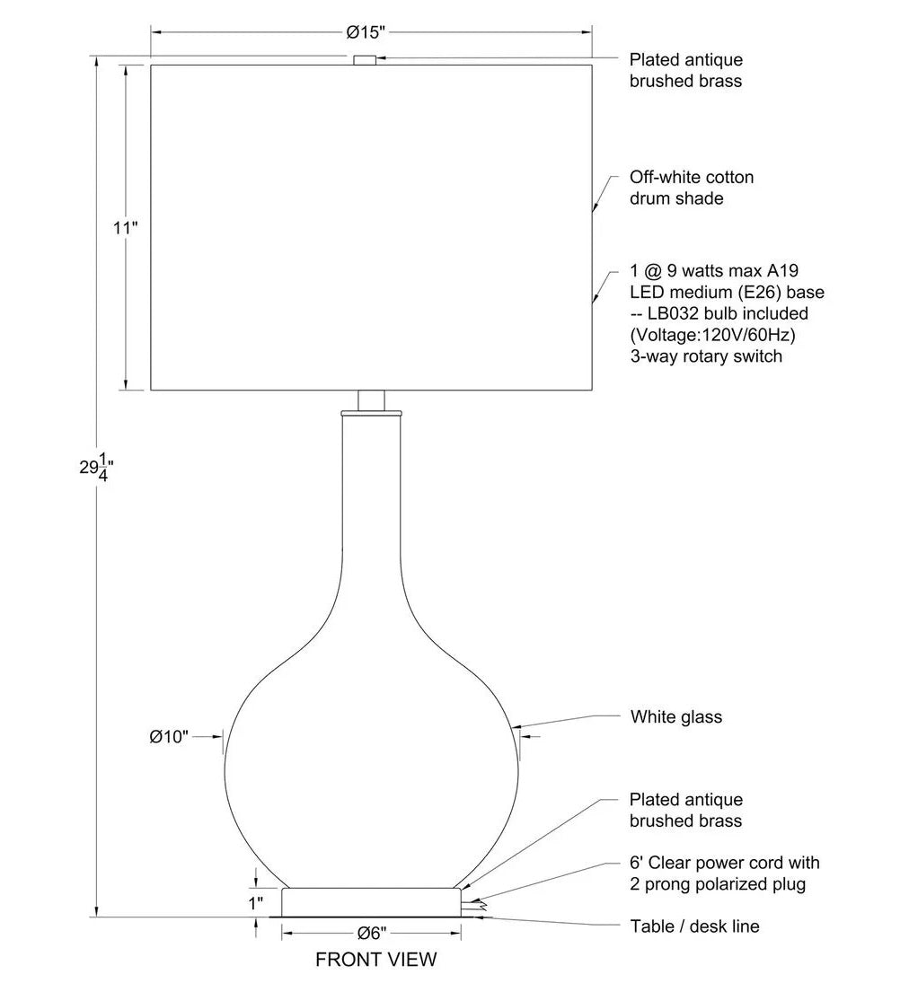 TABLE LAMP SILVIA