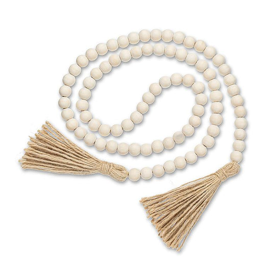 BLESSING BEADS W/TASSEL - NATURAL