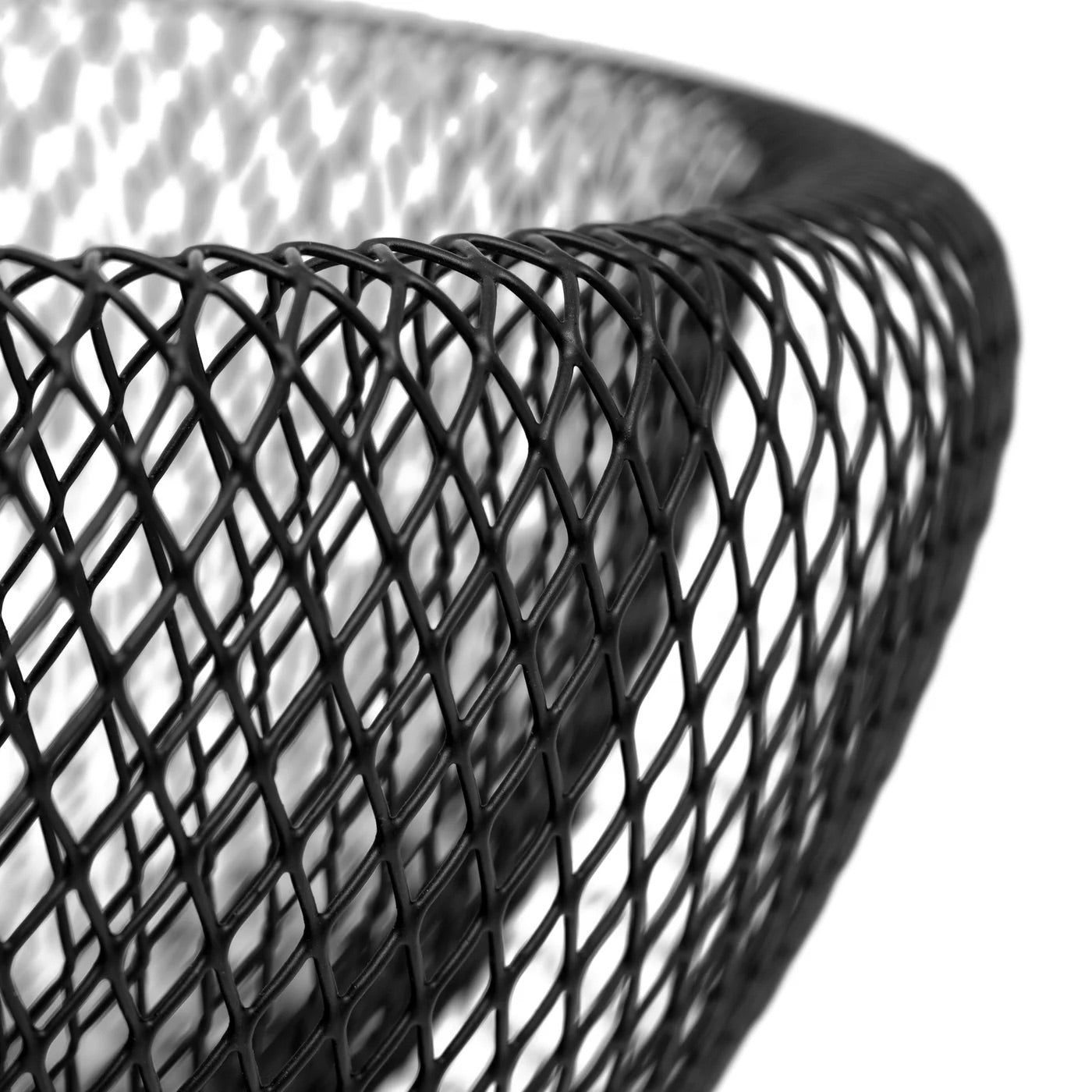 BOWL, DOUBLE WALL - BLACK MESH