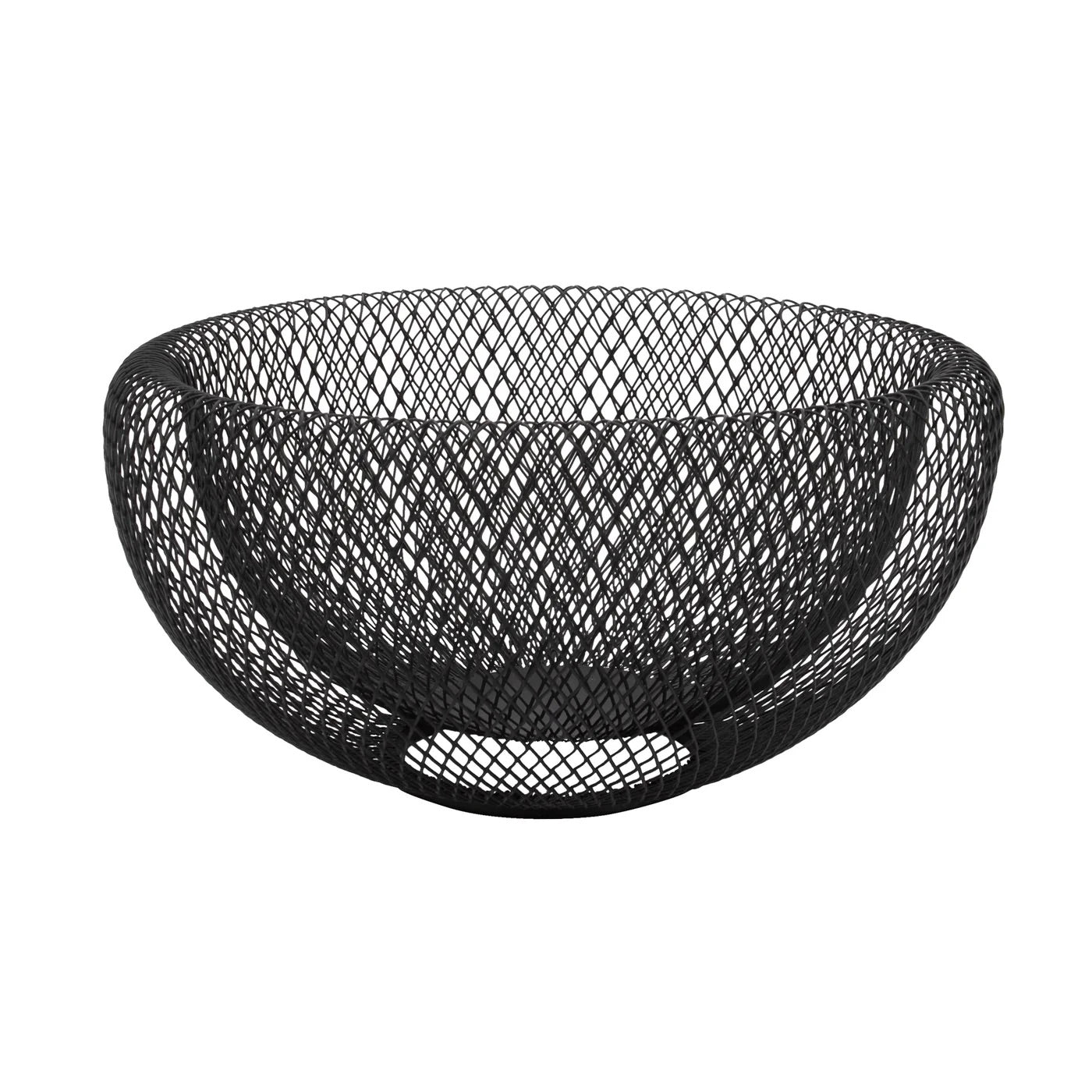 BOWL, DOUBLE WALL - BLACK MESH