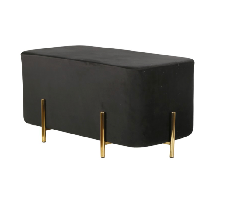 OTTOMAN ORSON, BLACK