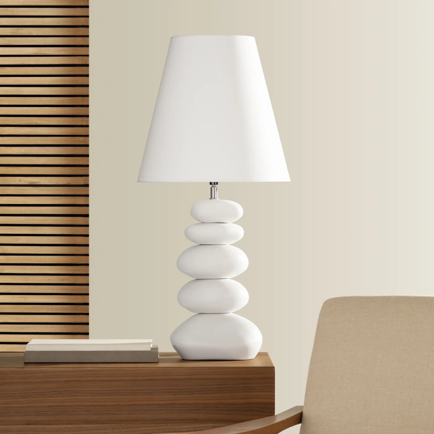 TABLE LAMP NORDIC - WHITE CERAMIC