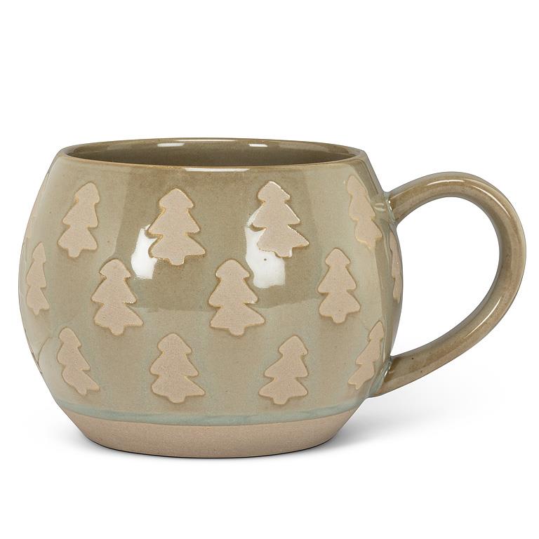 MUG - BALL, PINE TREES