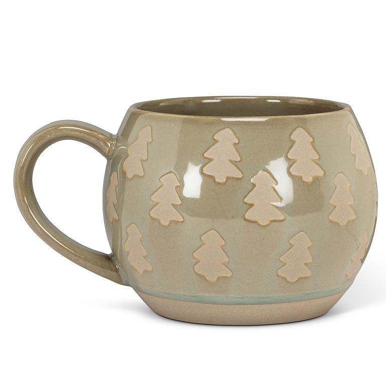 MUG - BALL, PINE TREES