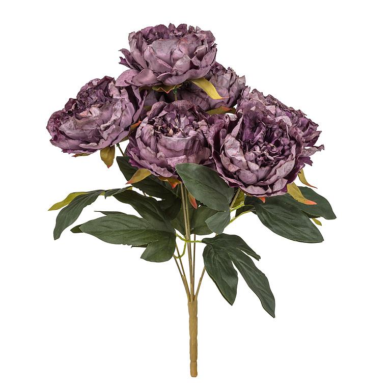 PEONY BOUQUET, OPEN - PURPLE