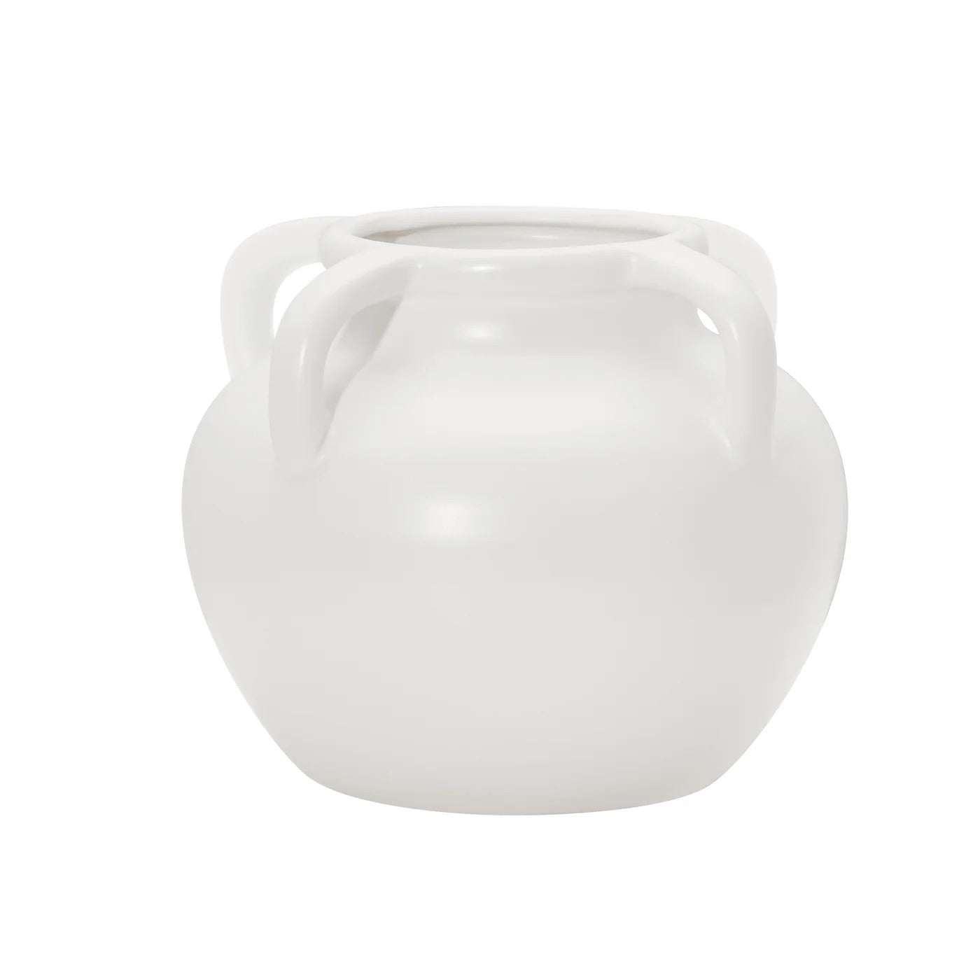 VASE / MATTE WHITE, SMALL - CERAMIC (6")