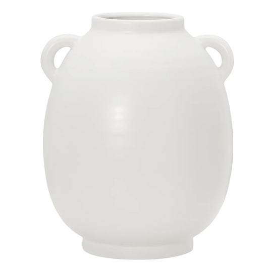 VASE / MATTE WHITE, LARGE - CERAMIC (9")