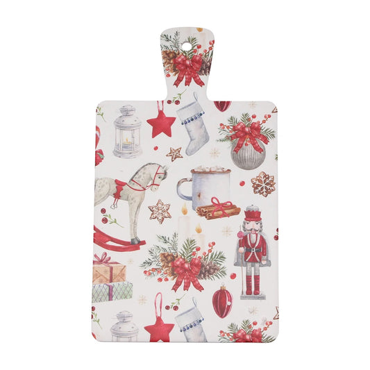 SERVING BOARD - CLASSIC CHRISTMAS PRINT