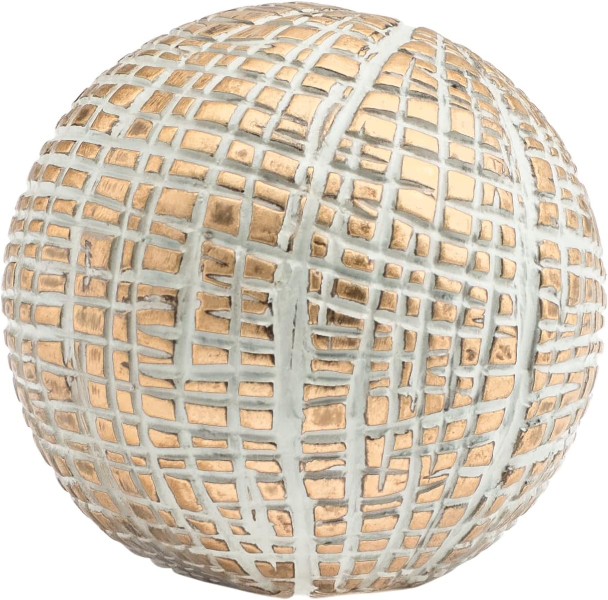 DECORATIVE BALL, RADIANT BARK - LIGHT