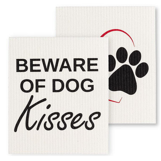 DISHCLOTH (SET OF 2) DOG KISSES