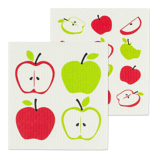 DISHCLOTH (SET OF 2) APPLES