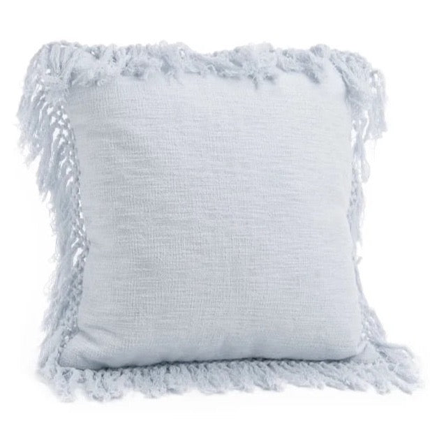 PILLOW LILA, COTTON - LIGHT BLUE 20"x20"