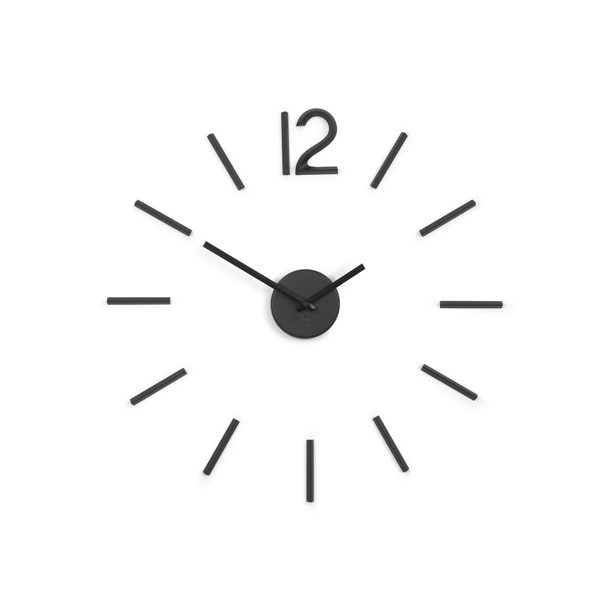 WALL CLOCK, BLINK - BLACK