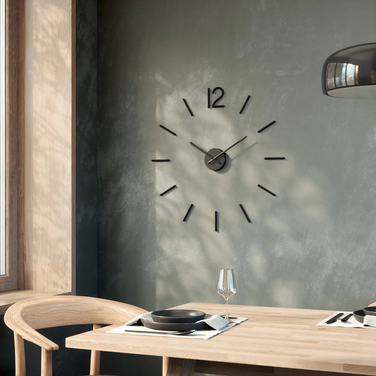 WALL CLOCK, BLINK - BLACK