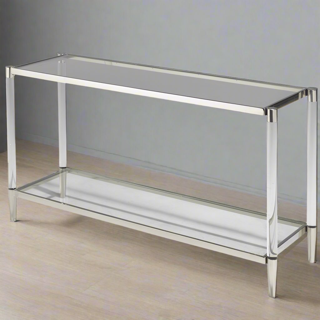 CONSOLE TABLE, CONNY - SILVER