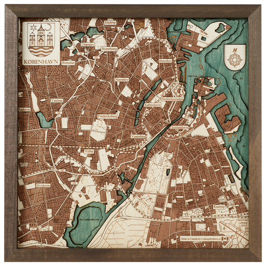 MAP, FRAMED - COPENHAGEN (S)