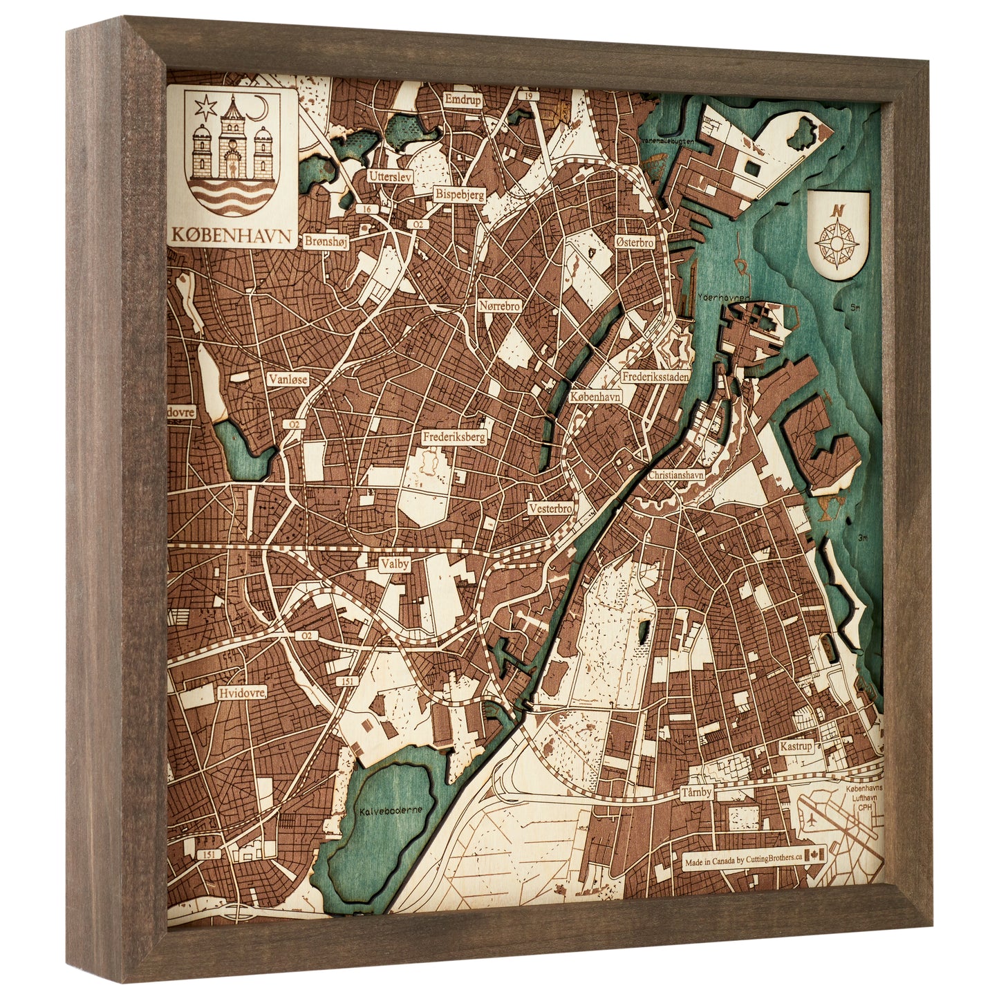 MAP, FRAMED - COPENHAGEN (S)