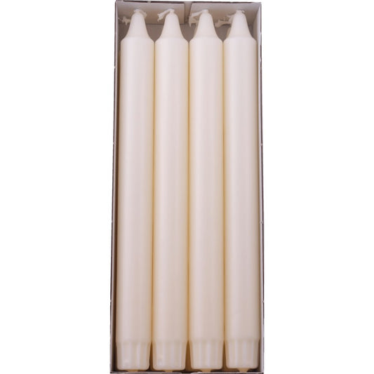 DANISH CANDLE, PILLAR - IVORY 10"H