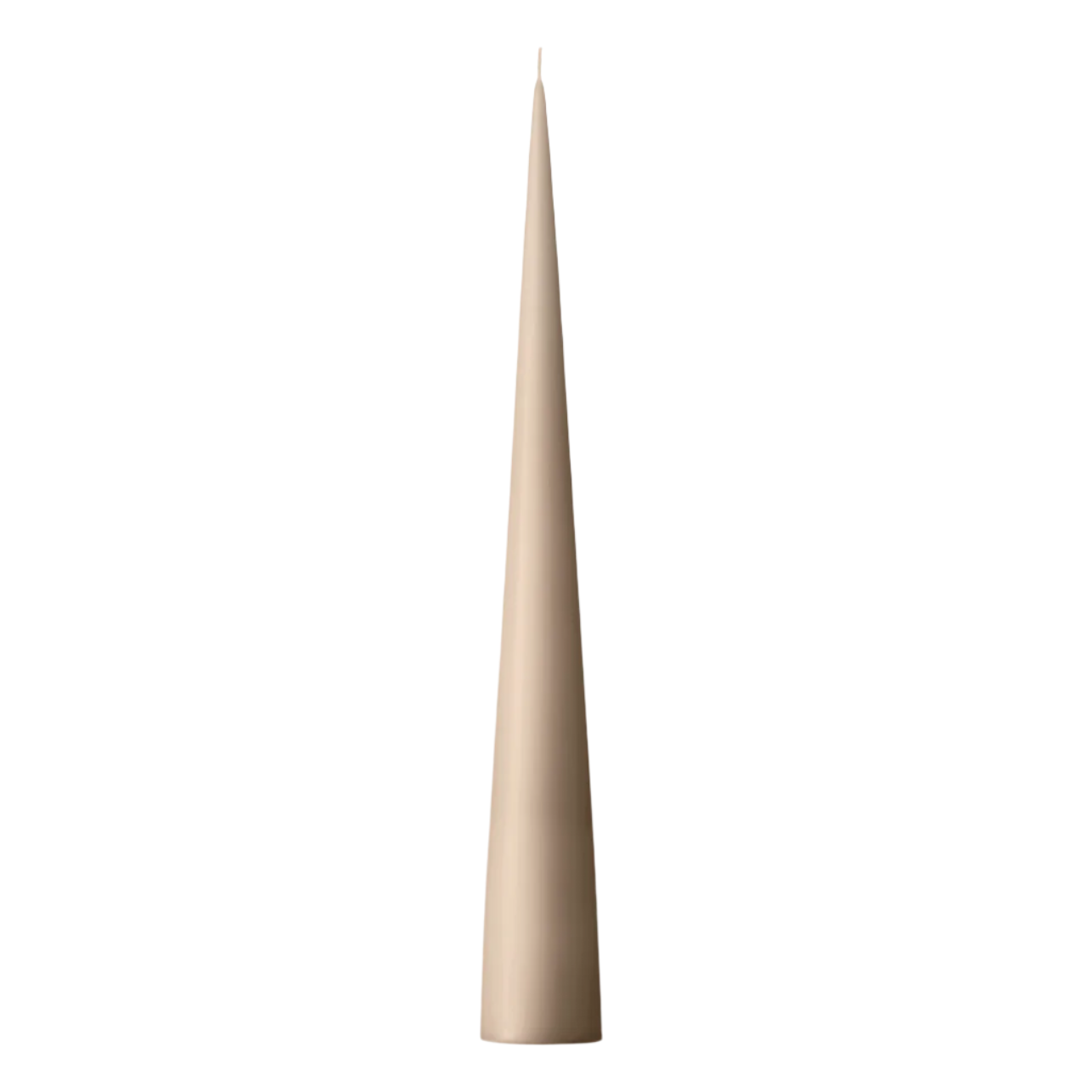 ESTER & ERIK, CONE CANDLE - NOUGAT, 14.6"