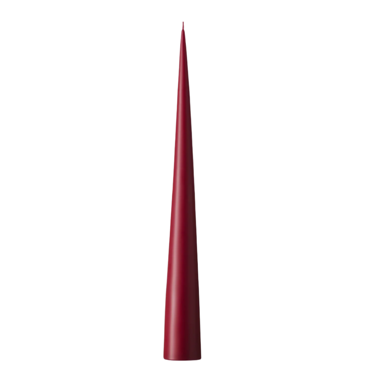 ESTER & ERIK, CONE CANDLE - DEEP WINE, 14.6"