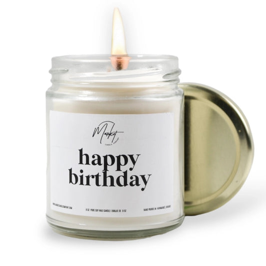 CANDLE (SOY WAX), HAPPY BIRTHDAY 8oz