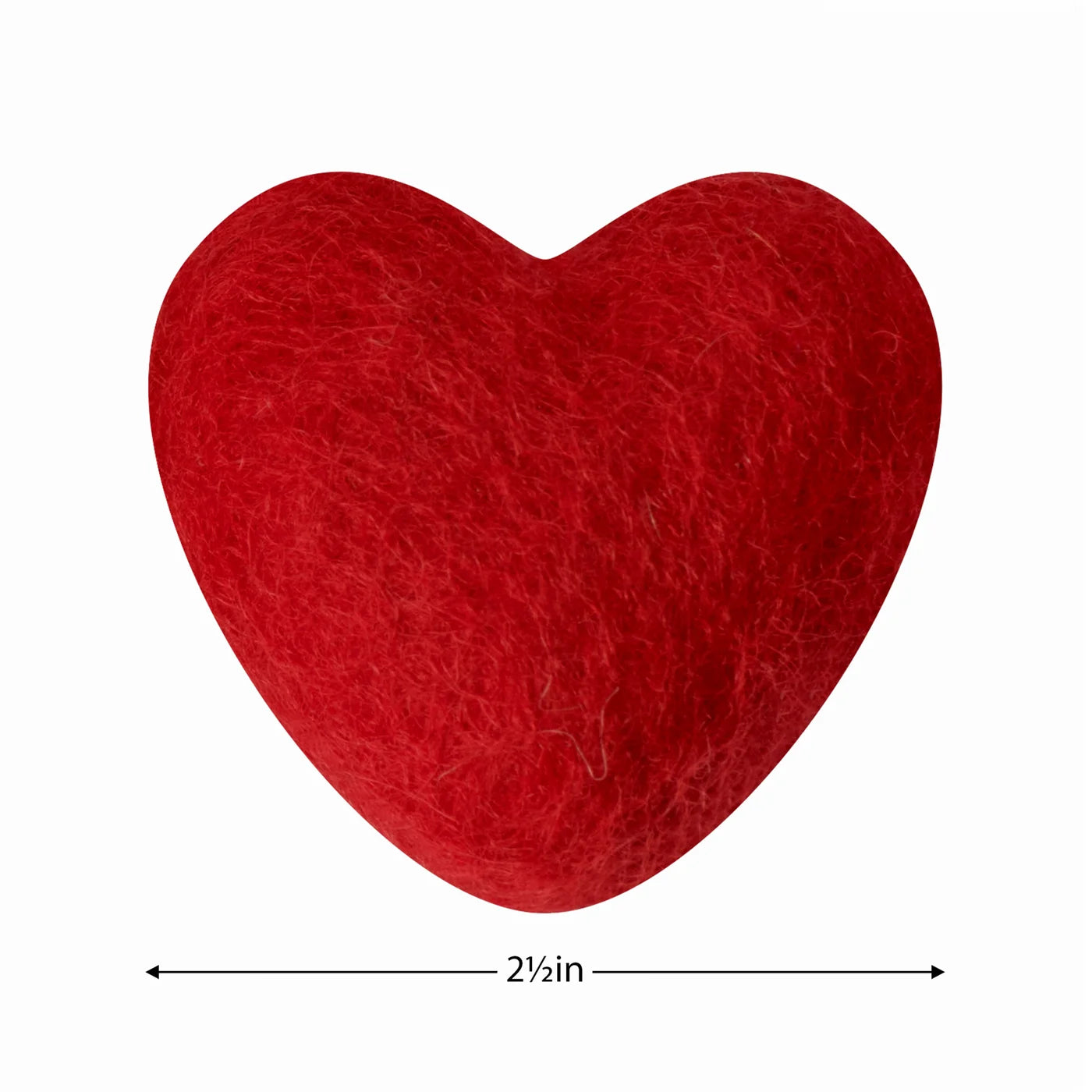 HEART, MODWOOL - RED