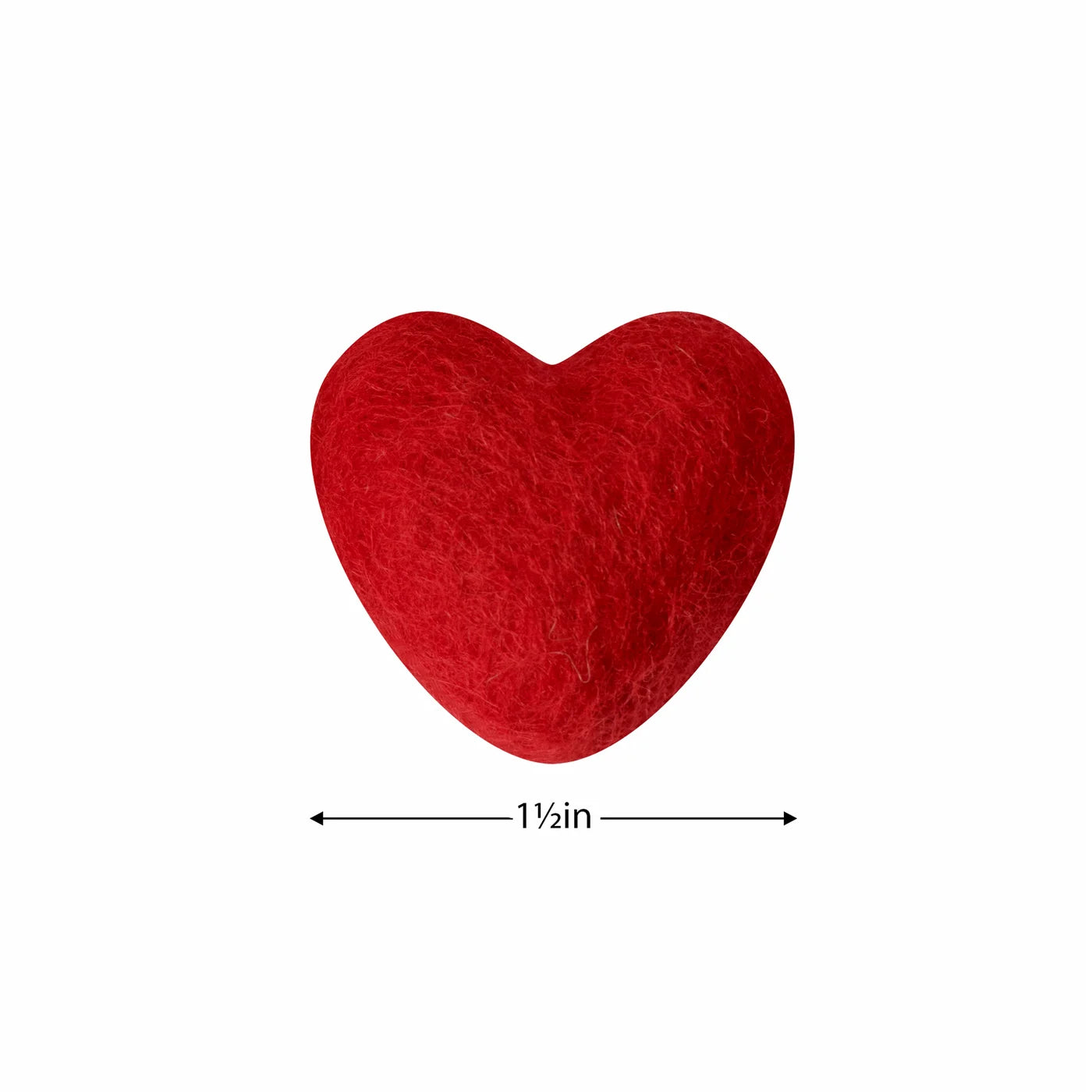 HEART, MODWOOL - RED