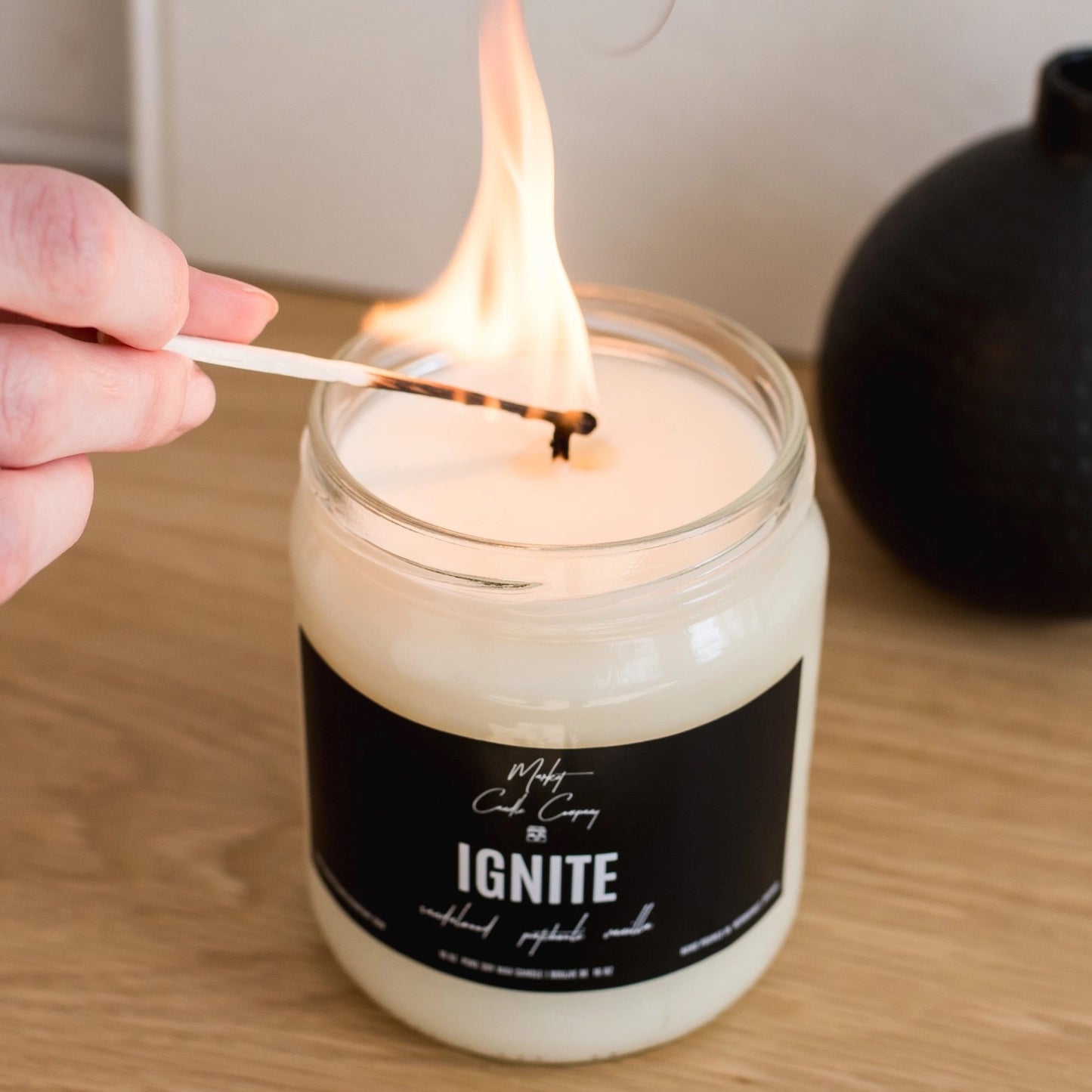 CANDLE (SOY WAX), IGNITE 8oz