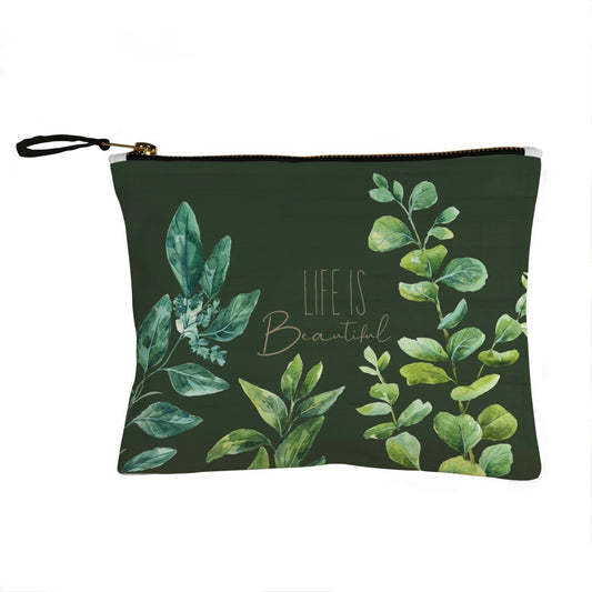 ZIPPER BAG - DARK GREEN