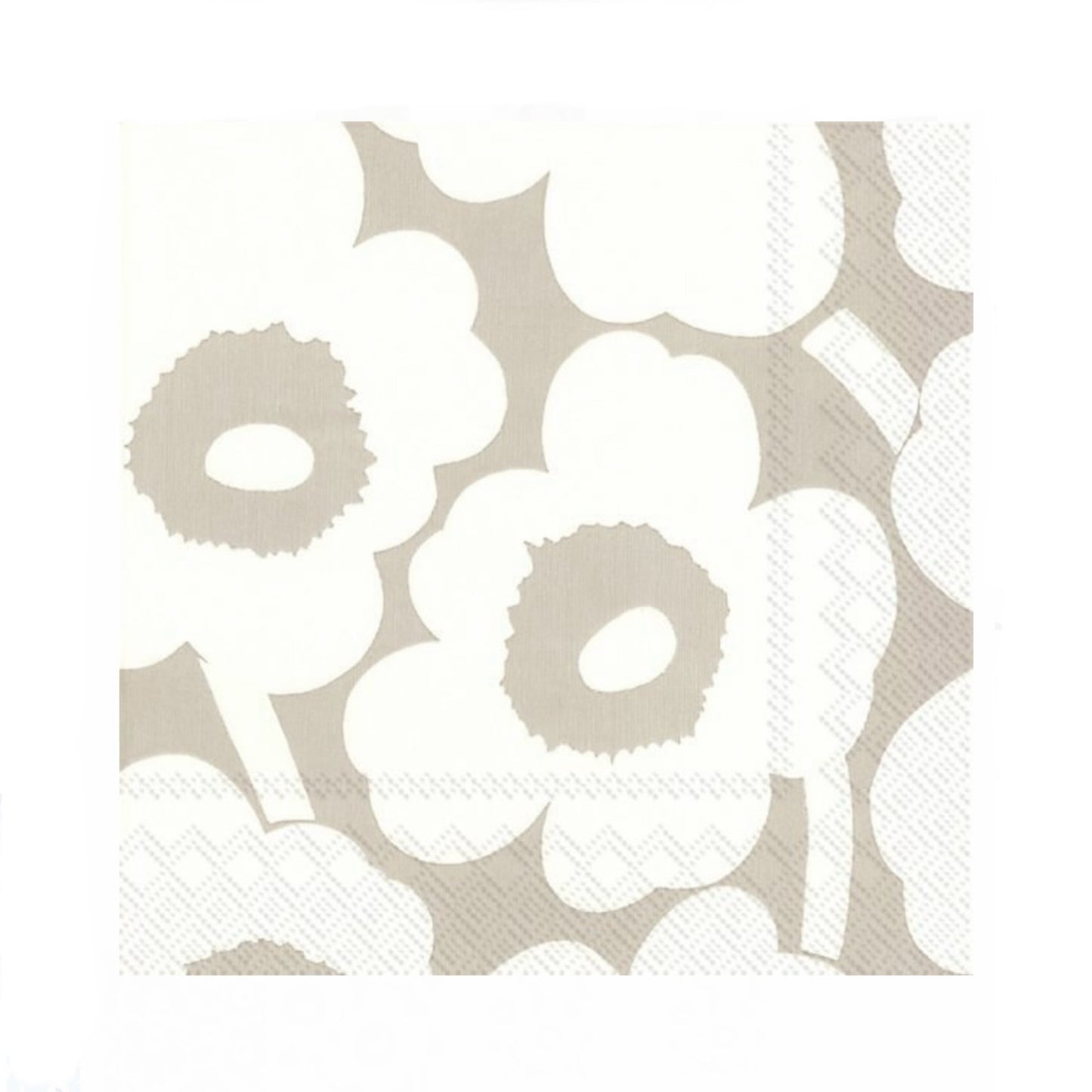 MARIMEKKO NAPKINS, COCKTAIL - UNIKKO LINEN CREAM