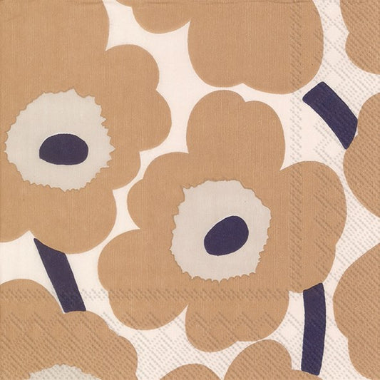 MARIMEKKO NAPKINS, LUNCHEON - UNIKKO CREAM LINEN