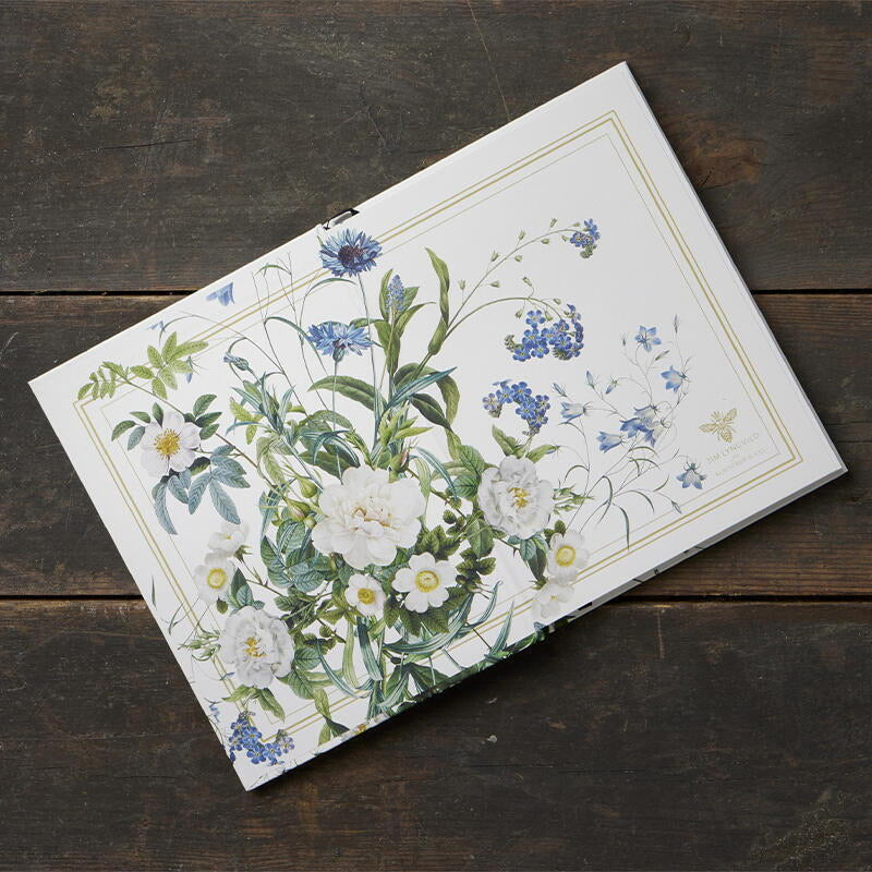 NOTEBOOK, BLUE FLOWER GARDEN