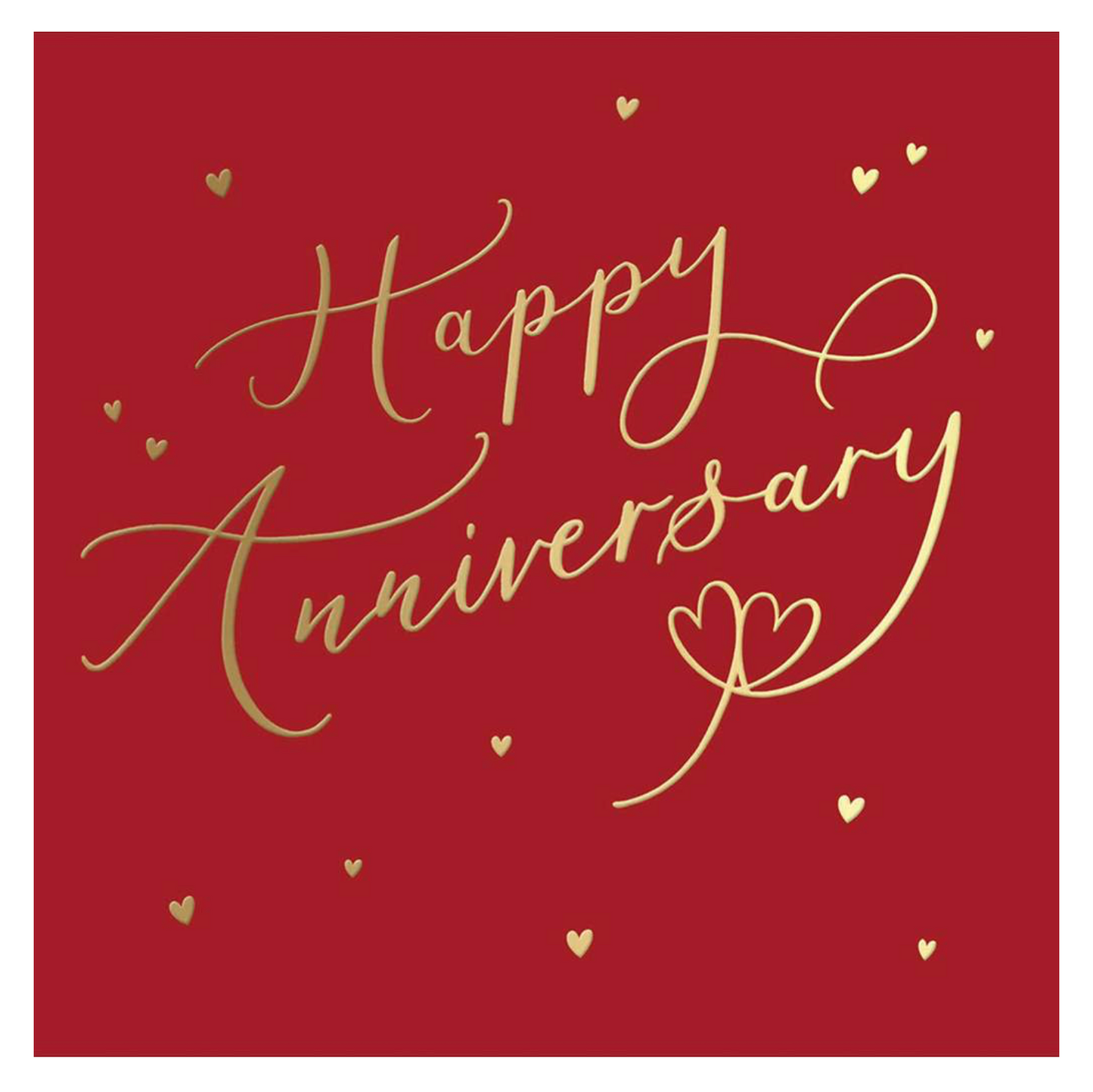 ANNIVERSARY CARD - W/HEARTS