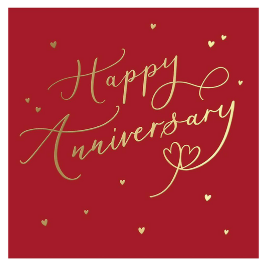 ANNIVERSARY CARD - W/HEARTS