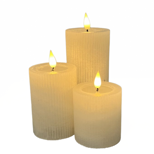 LED CANDLES - CREAM