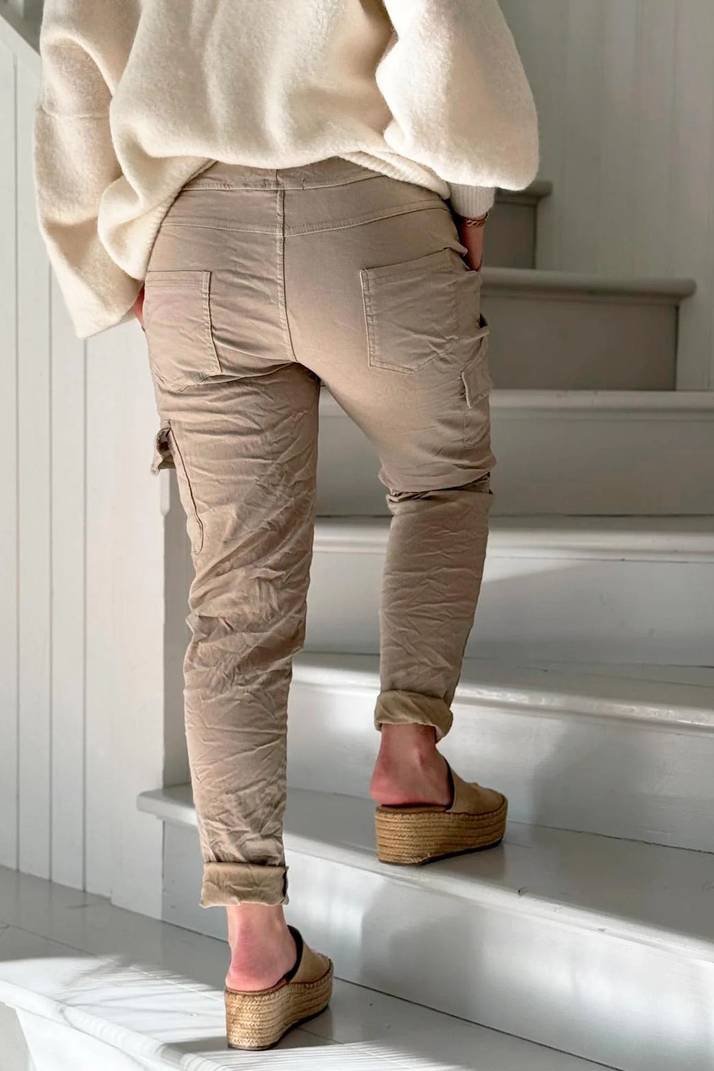 JOGGERS (STAR) - TAUPE