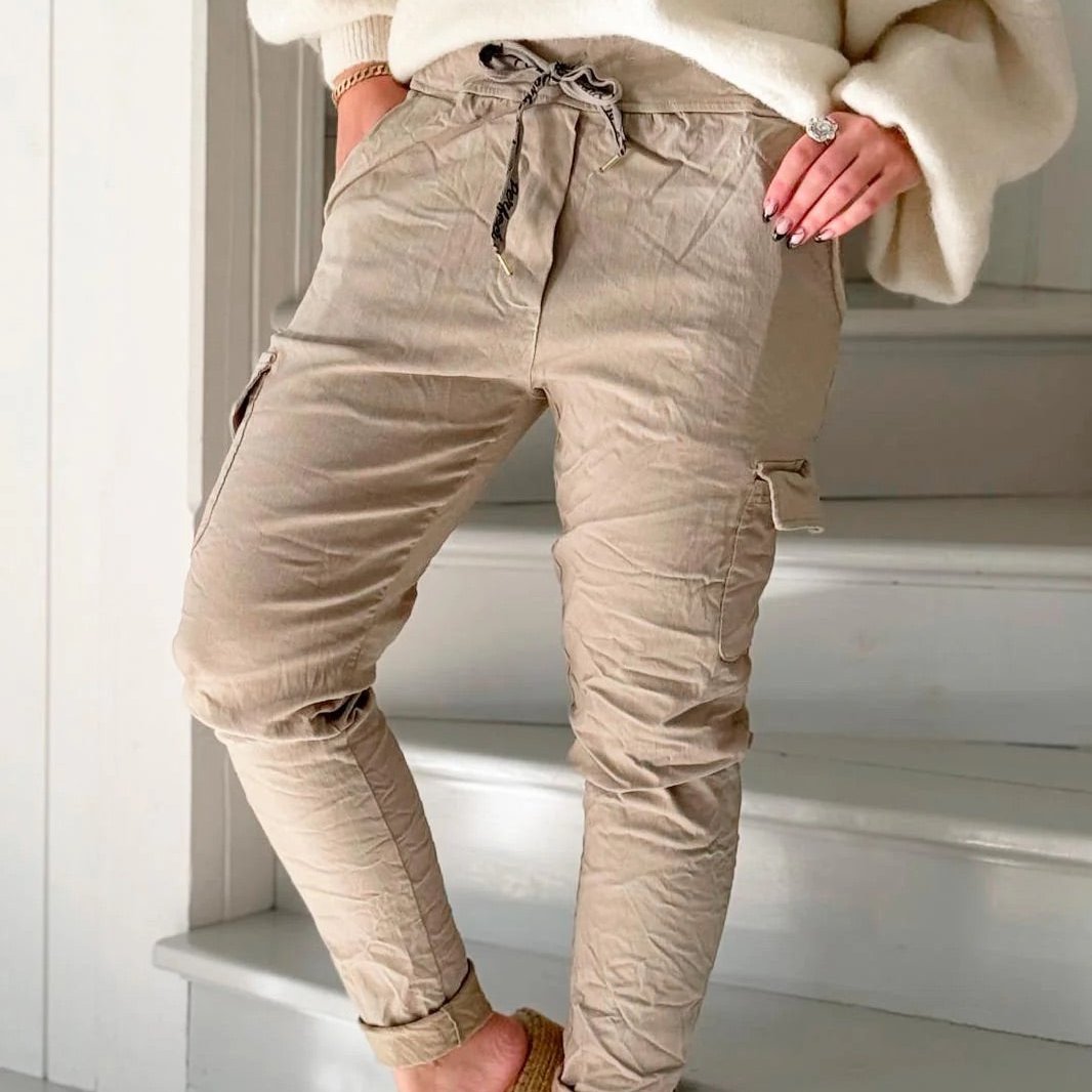 JOGGERS (STAR) - TAUPE