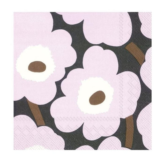 MARIMEKKO NAPKINS, COCKTAIL - UNIKKO ROSE