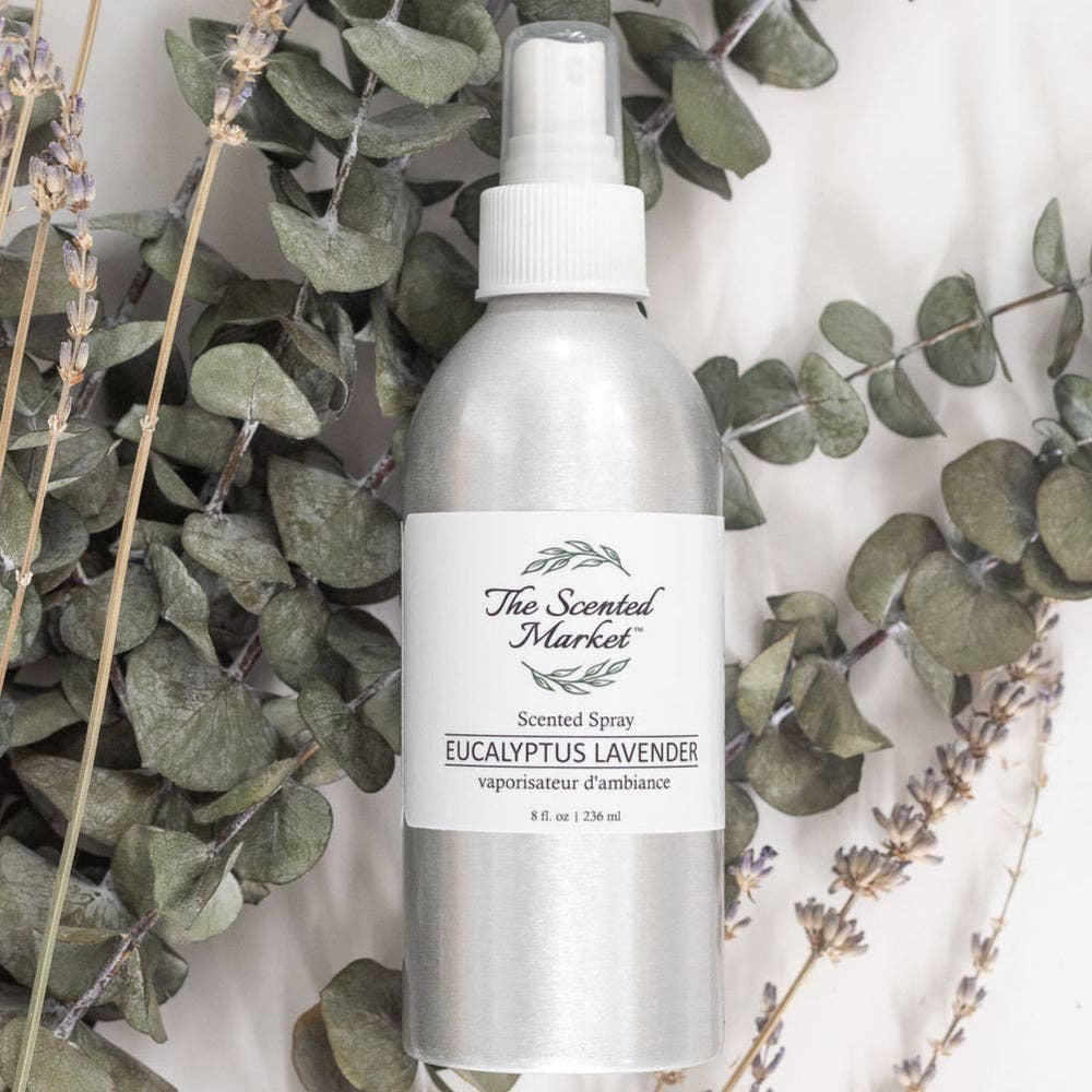 SCENTED SPRAY, EUCALYPTUS LAVENDER 8 oz