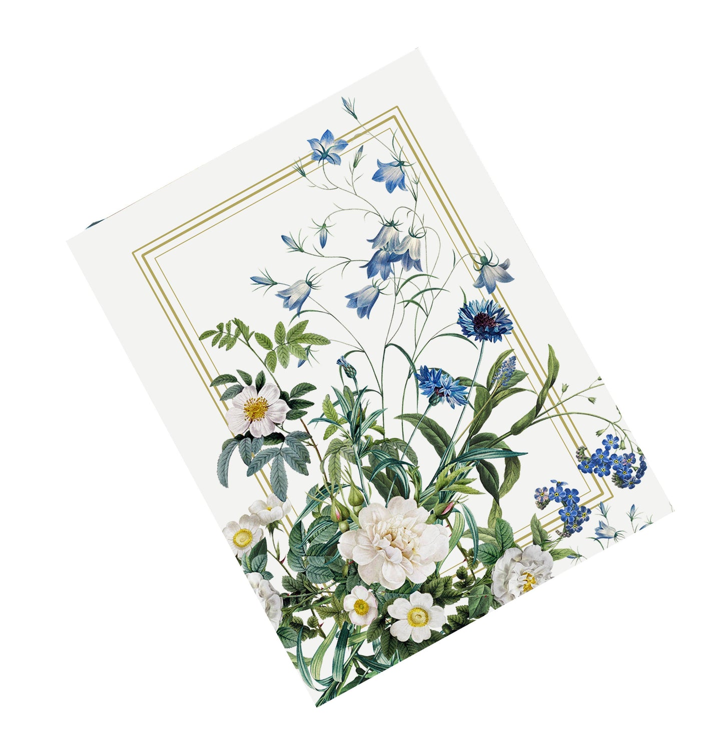 NOTEBOOK, BLUE FLOWER GARDEN