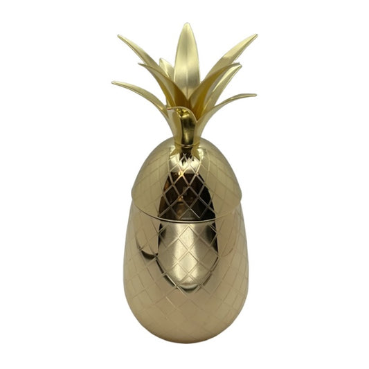 JAR, PINEAPPLE SHAPE - GOLD