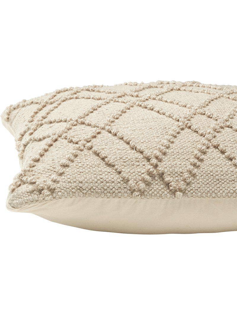 PILLOW, BEIGE OR GREY - AIDA