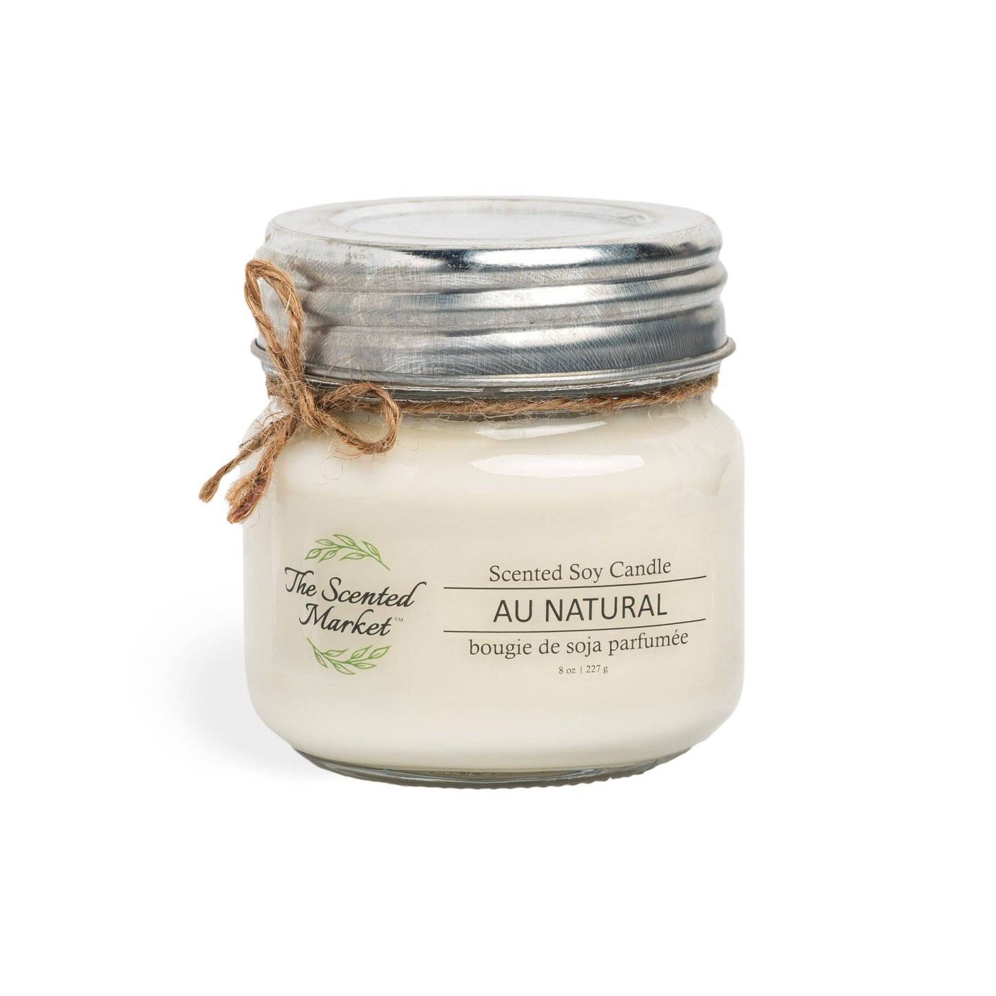 CANDLE (SOY WAX), SCENT FREE 8oz