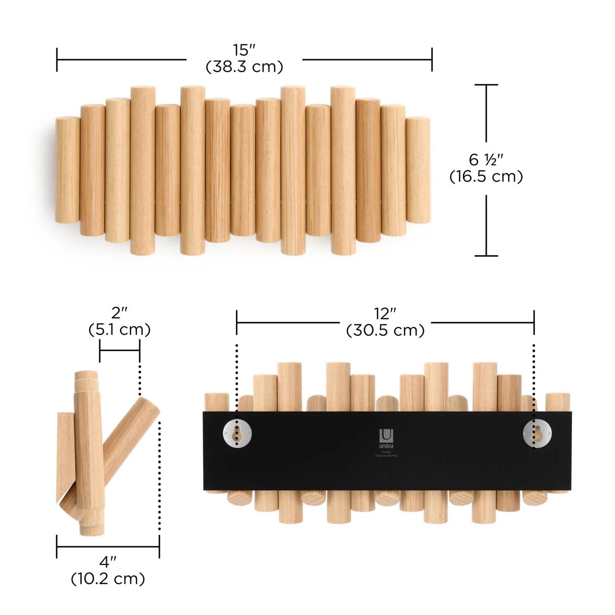 PICKET RAIL HOOK, NATURAL