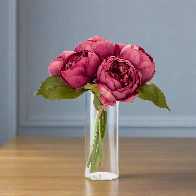 PEONY BOUQUET - ROSE, 10"H