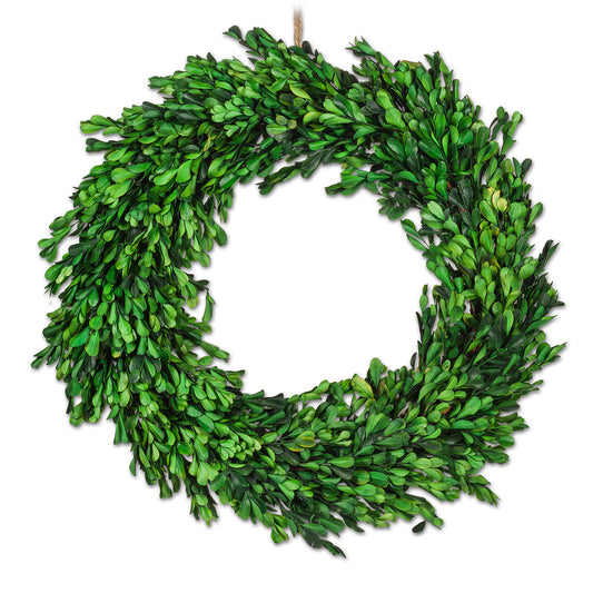 WREATH, (LARGE) BOXWOOD - ø17"